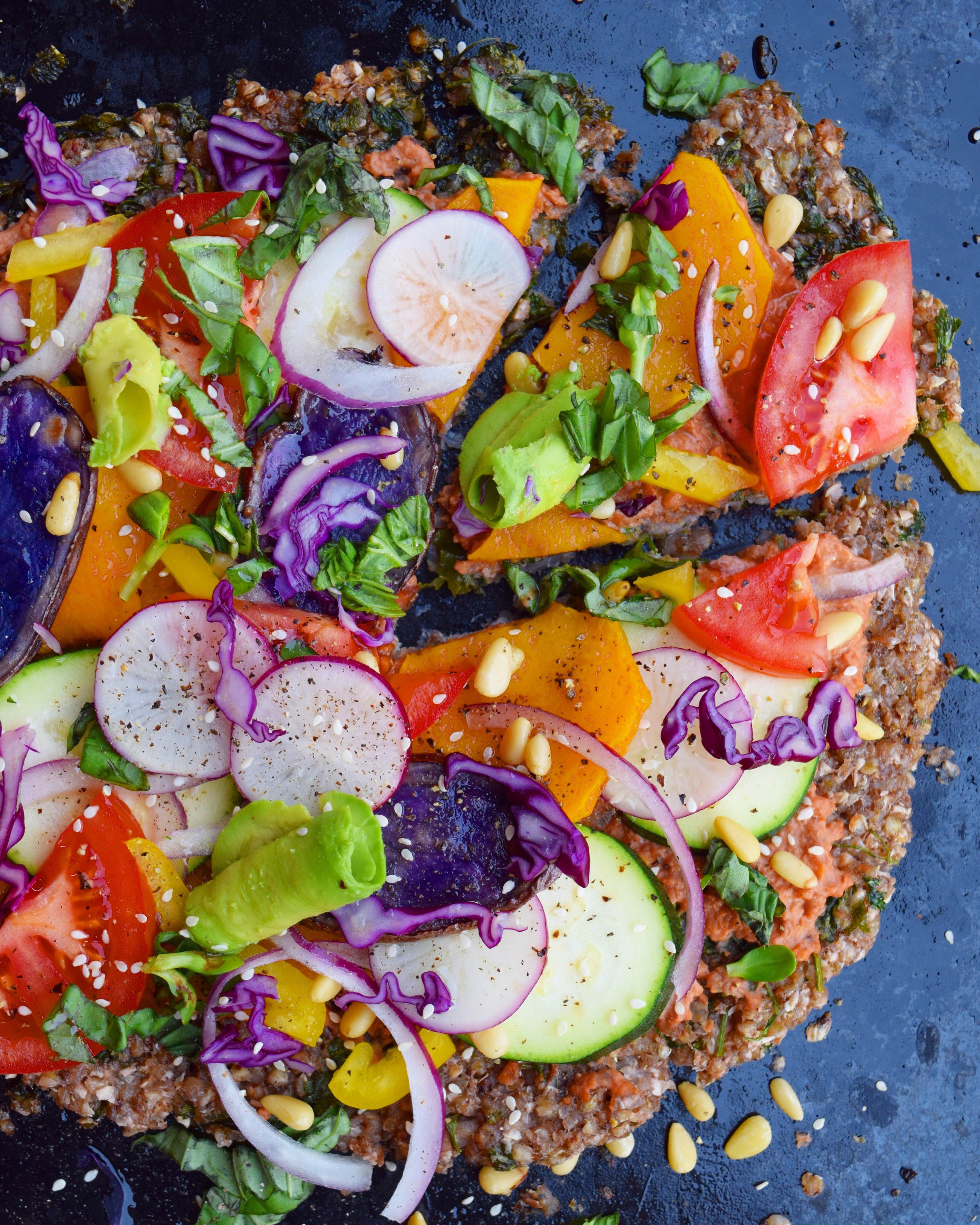 Chicks dig Pizza. Lets twist it up with a Healthy Buckwheat Crust Pizza!