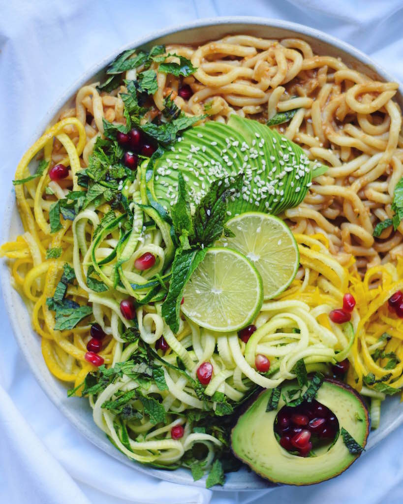 FoodByMaria Creates a Fresh Udon Bowl Using Fresh Ingredients