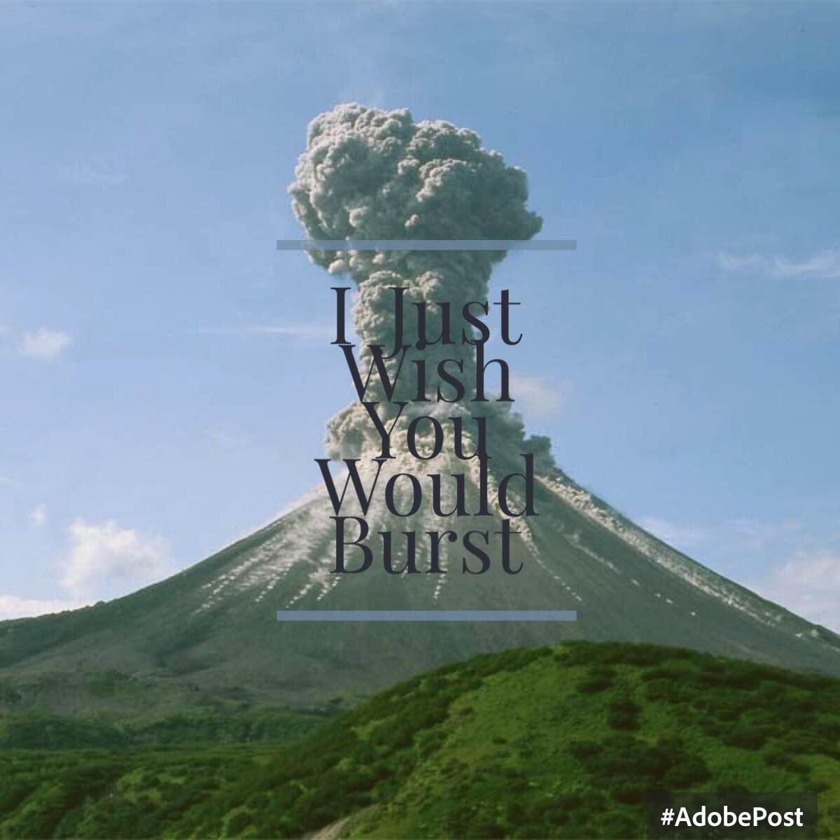 Photo of volcano erupting in my guide for How to Shrink an Ovarian Cyst Naturally