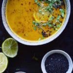 Anti-inflammatory soup in a bowl