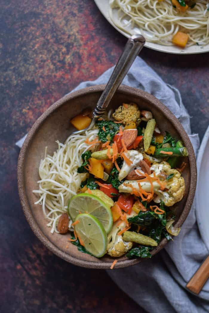 Quick + Easy Vegetable Stir-Fry with Peanut Sauce (35 minutes).