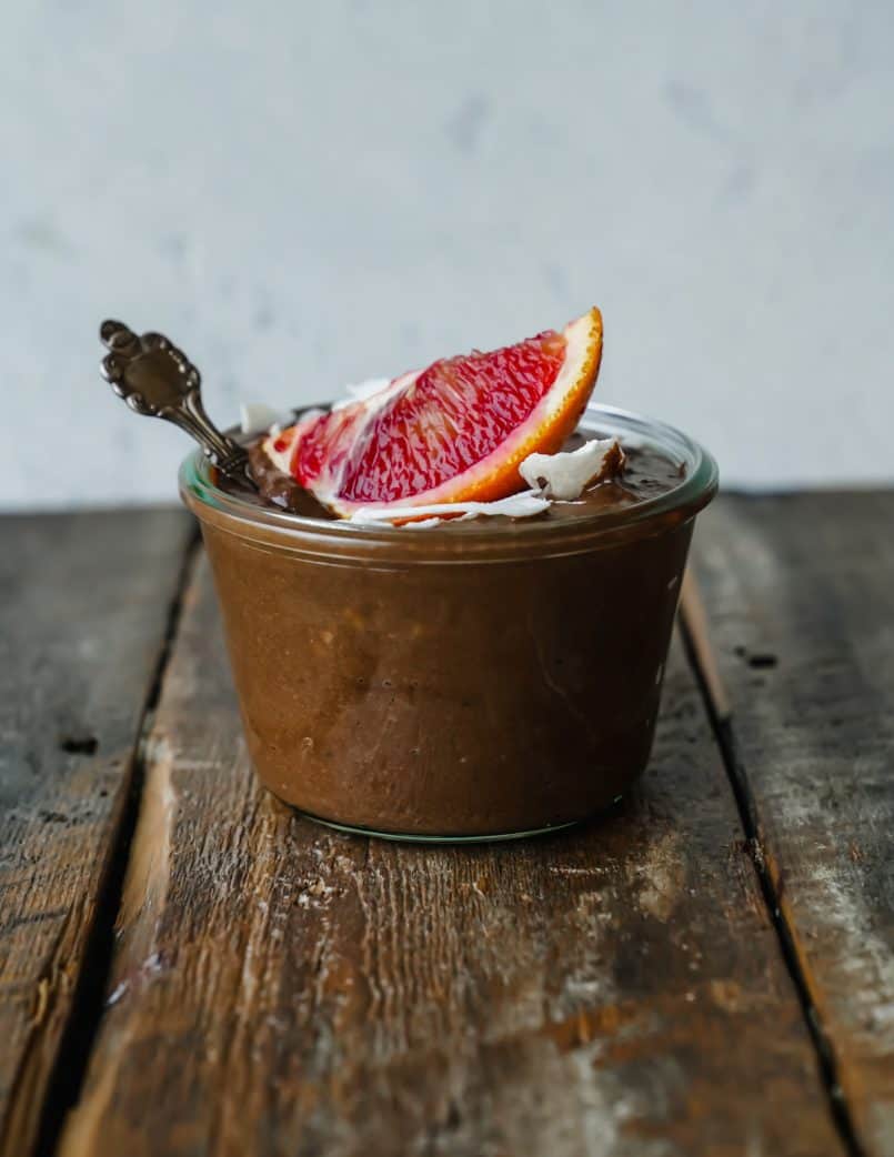 Creamy and Fluffy Vegan Carob Chocolate Mousse FoodByMaria