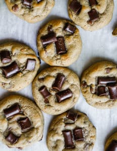 Gooey Peanut Butter Chocolate Chunk Cookies