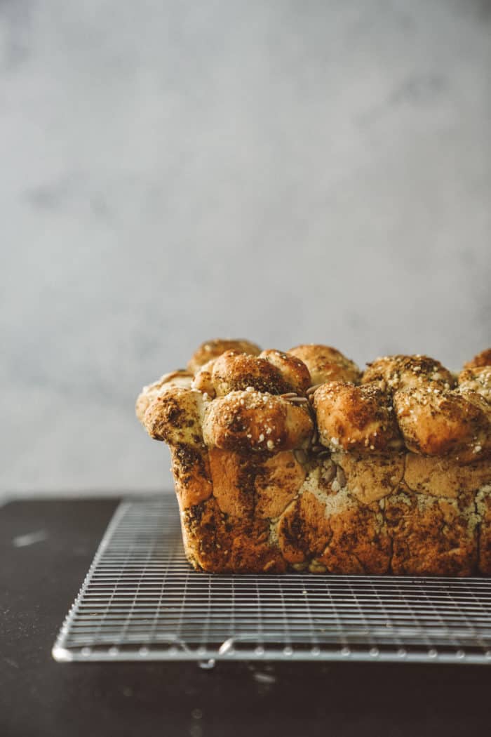 Zaatar Pull Apart Garlic Butter Ball Loaf FoodByMaria
