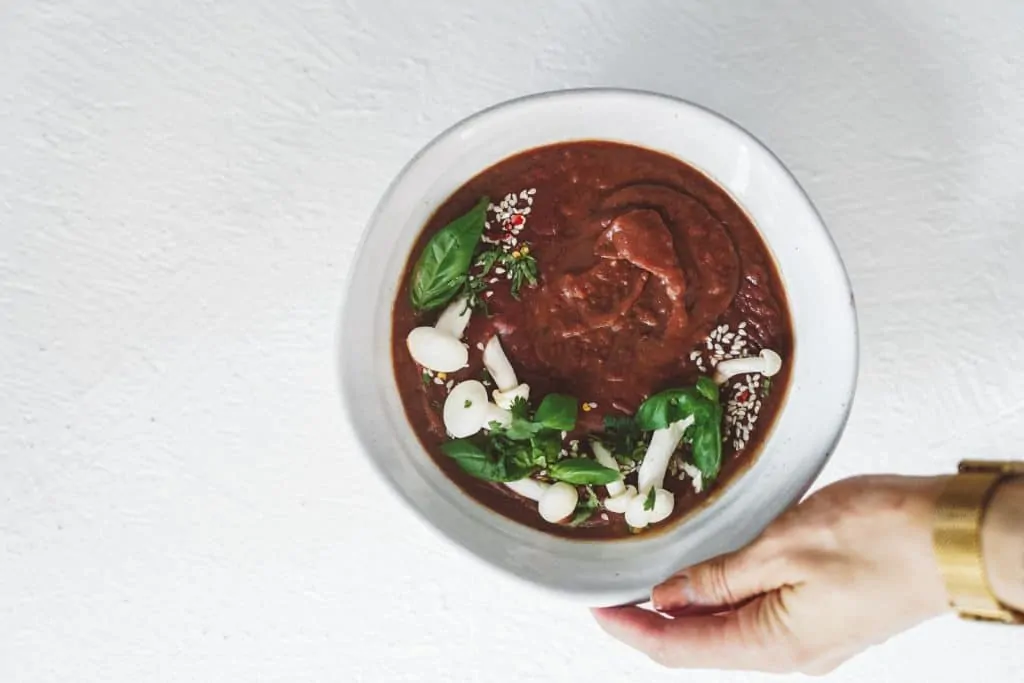 Purpur-Yams-Suppe für die Fruchtbarkeit