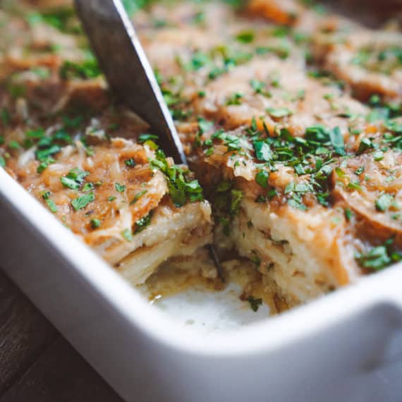 Vegan Potatoes Au Gratin FoodByMaria