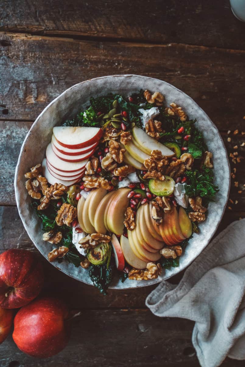 After enjoying this nourishing Warm Kale Salad drizzled with a Lemony Mustard Thyme dressing you'll be adding it to your weekly winter meal plan.