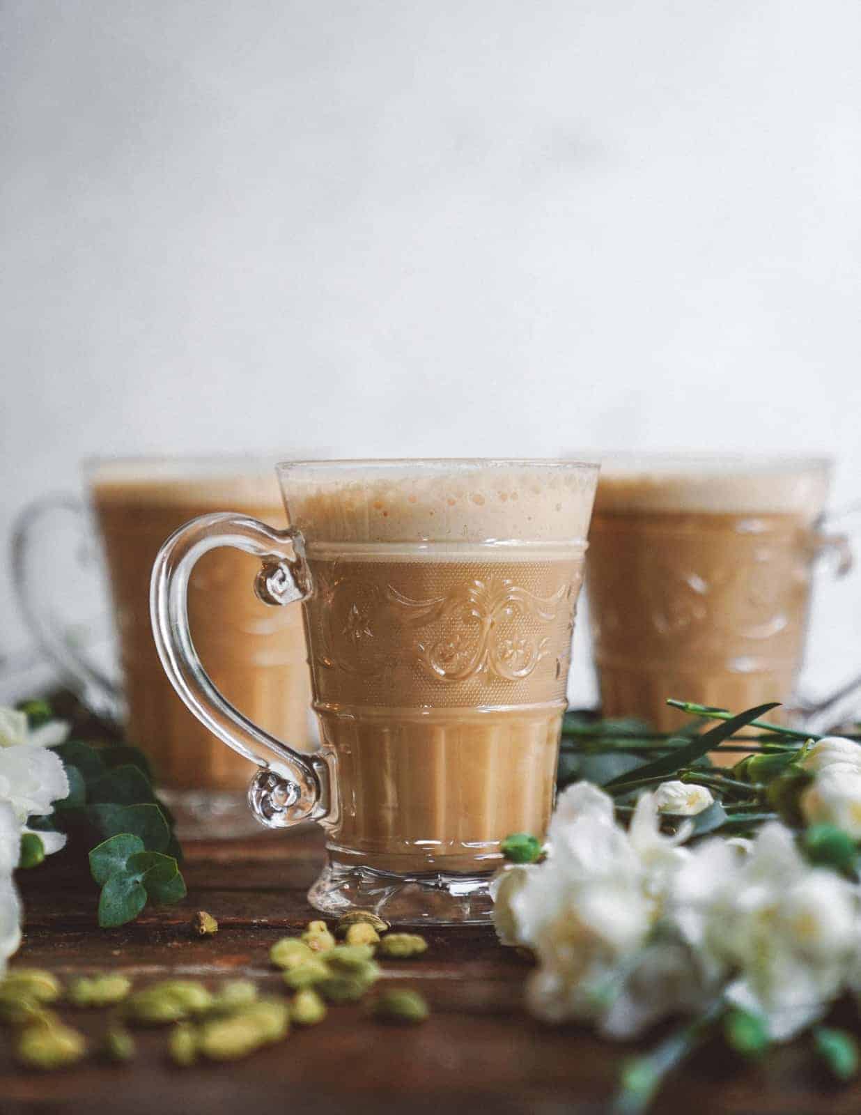 This plant based cashew milk latte is an instant cup of cheer! Cashews make the creamiest milk, perfect for your morning coffee.