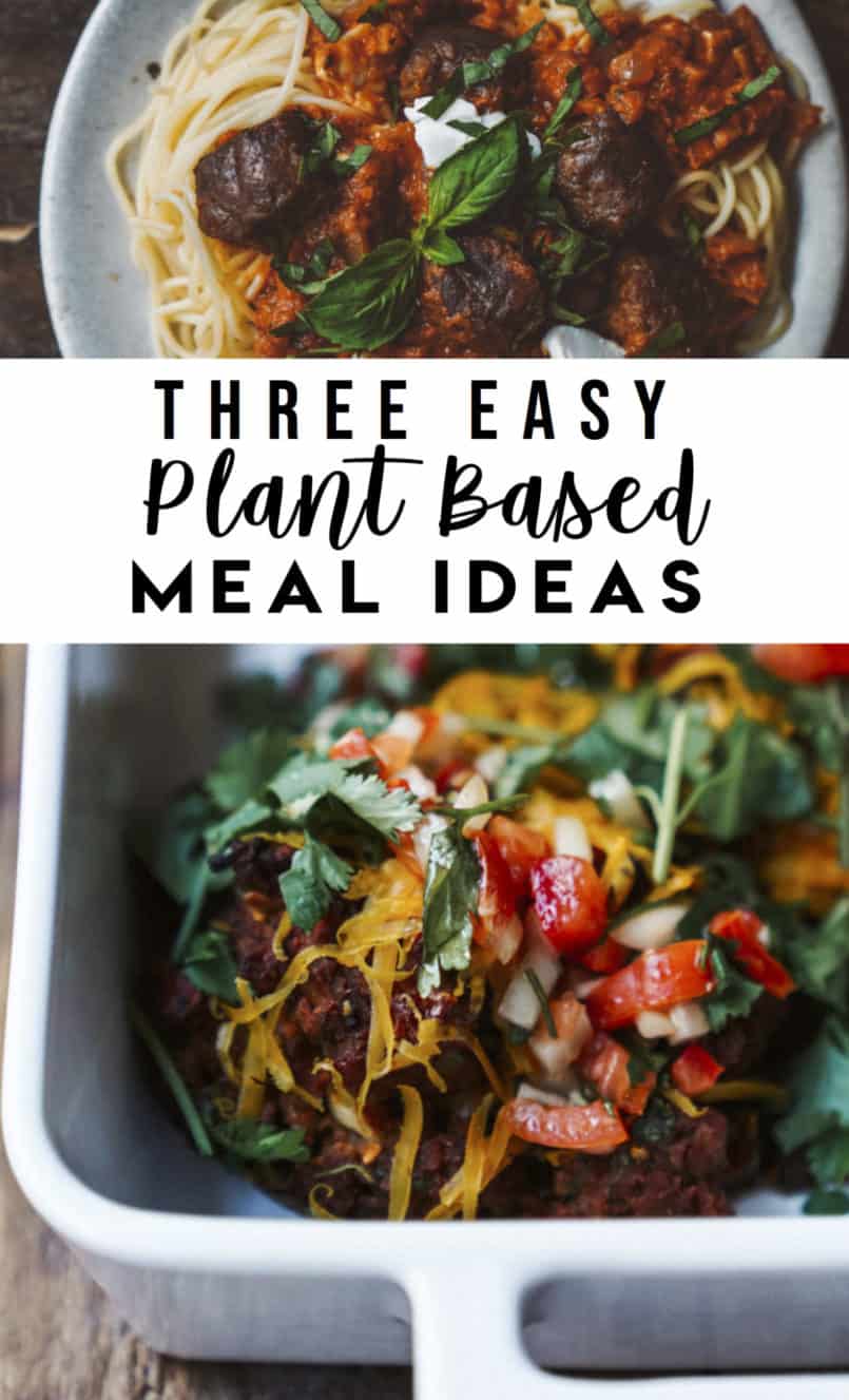 Meal planning can feel daunting at times but Food By Maria is here to help! I've included three easy plant based vegan recipes like spaghetti bolognese.