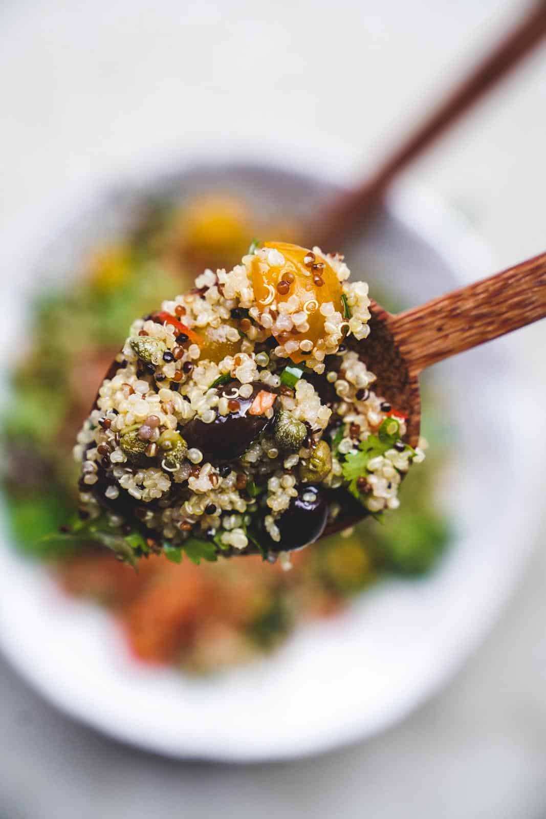 New Year Quinoa Salad Meal Prep - FoodByMaria