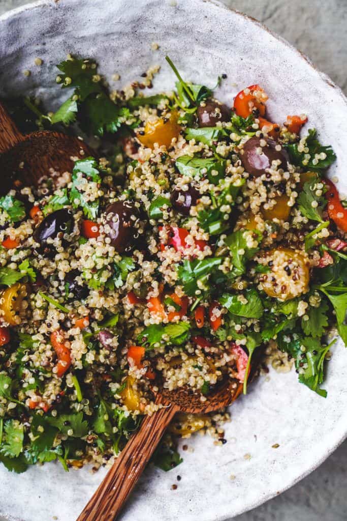 New Year Quinoa Salad Meal Prep - FoodByMaria