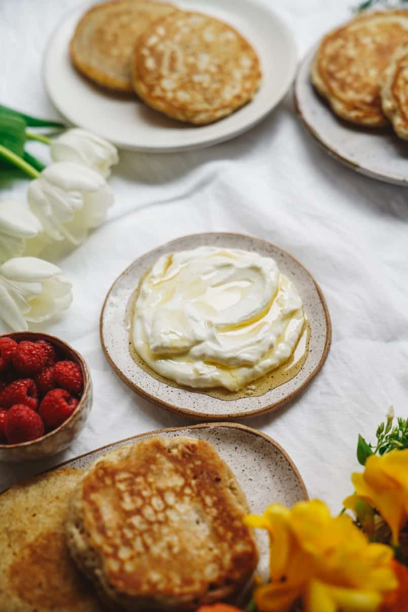 It's time to up your breakfast game, and this easy fluffy pancake recipe is perfectly paired with my homemade berry simple syrup is a great place to start!