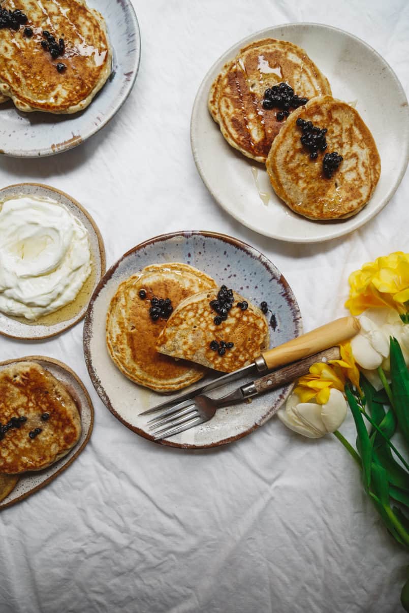 It's time to up your breakfast game, and this easy fluffy pancake recipe is perfectly paired with my homemade berry simple syrup is a great place to start!