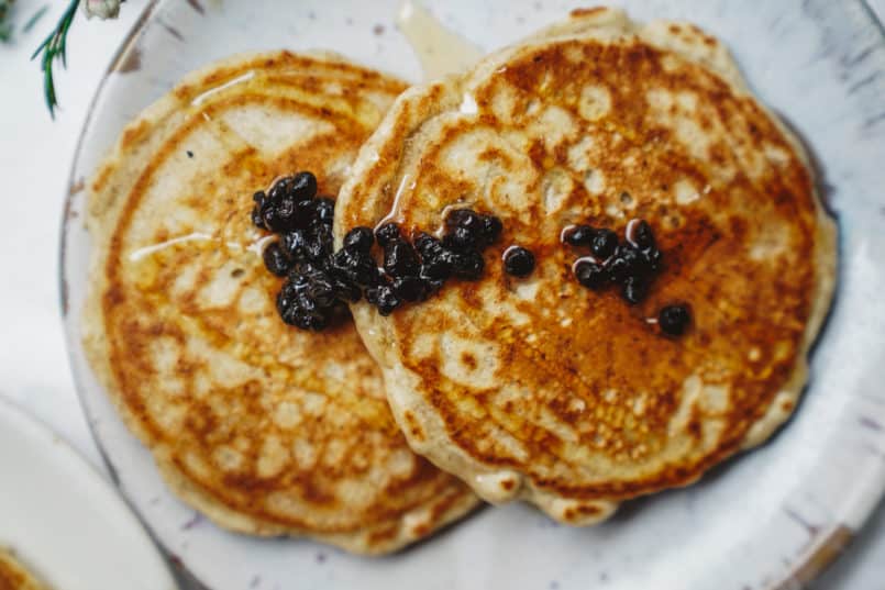 It's time to up your breakfast game, and this easy fluffy pancake recipe is perfectly paired with my homemade berry simple syrup is a great place to start!