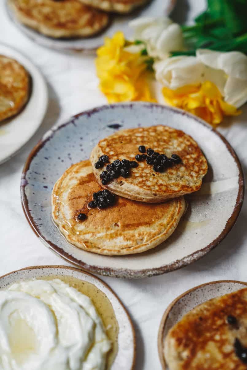 It's time to up your breakfast game, and this easy fluffy pancake recipe is perfectly paired with my homemade berry simple syrup is a great place to start!