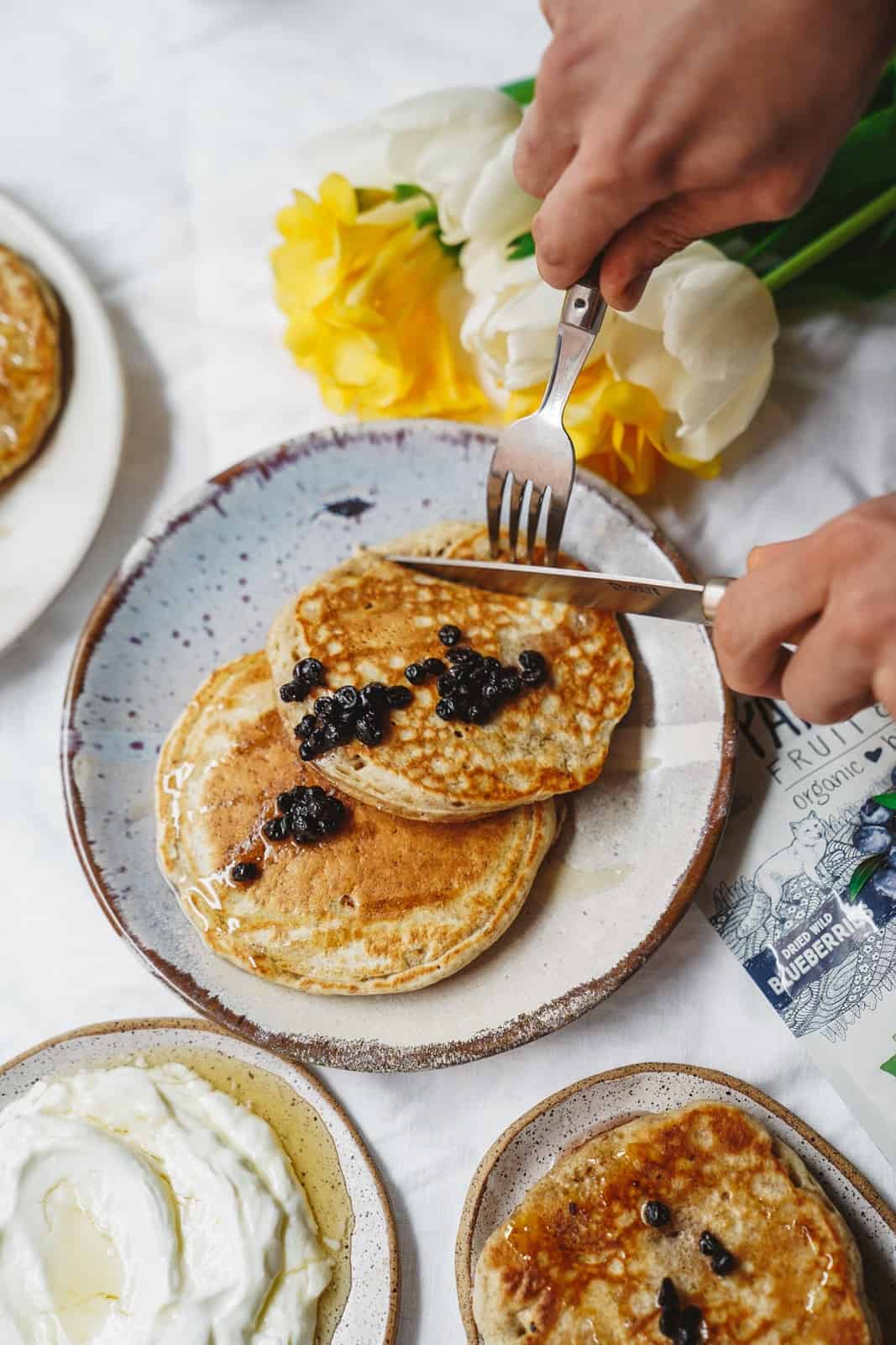 It's time to up your breakfast game, and this easy fluffy pancake recipe is perfectly paired with my homemade berry simple syrup is a great place to start!