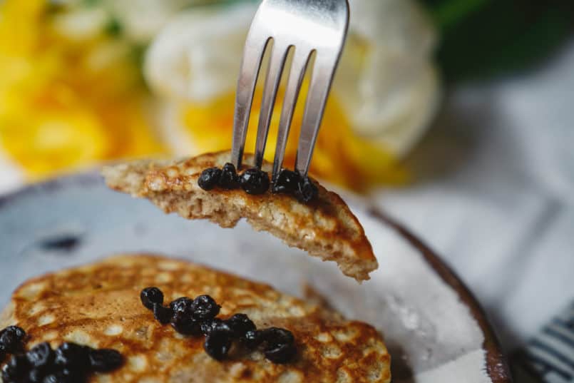 It's time to up your breakfast game, and this easy fluffy pancake recipe is perfectly paired with my homemade berry simple syrup is a great place to start!