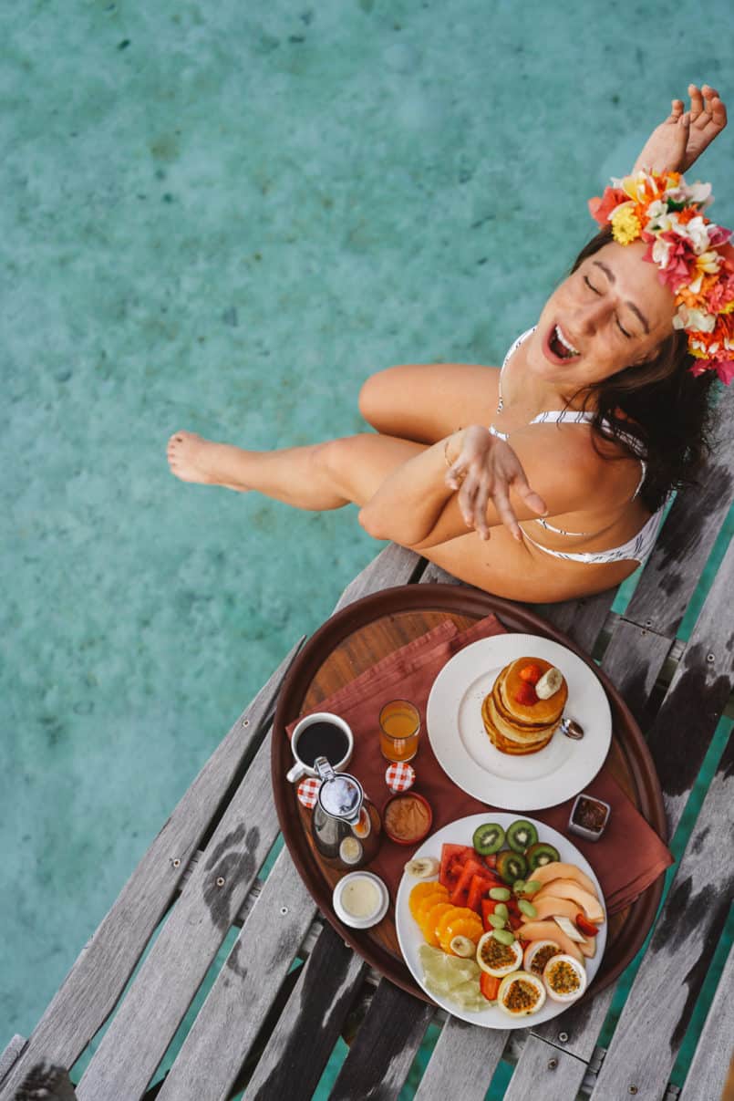A travel guide with my vegan friends in mind as well as a taro root salad recipe inspired by a beautiful Tahitian woman spreading a plant-based philosophy.