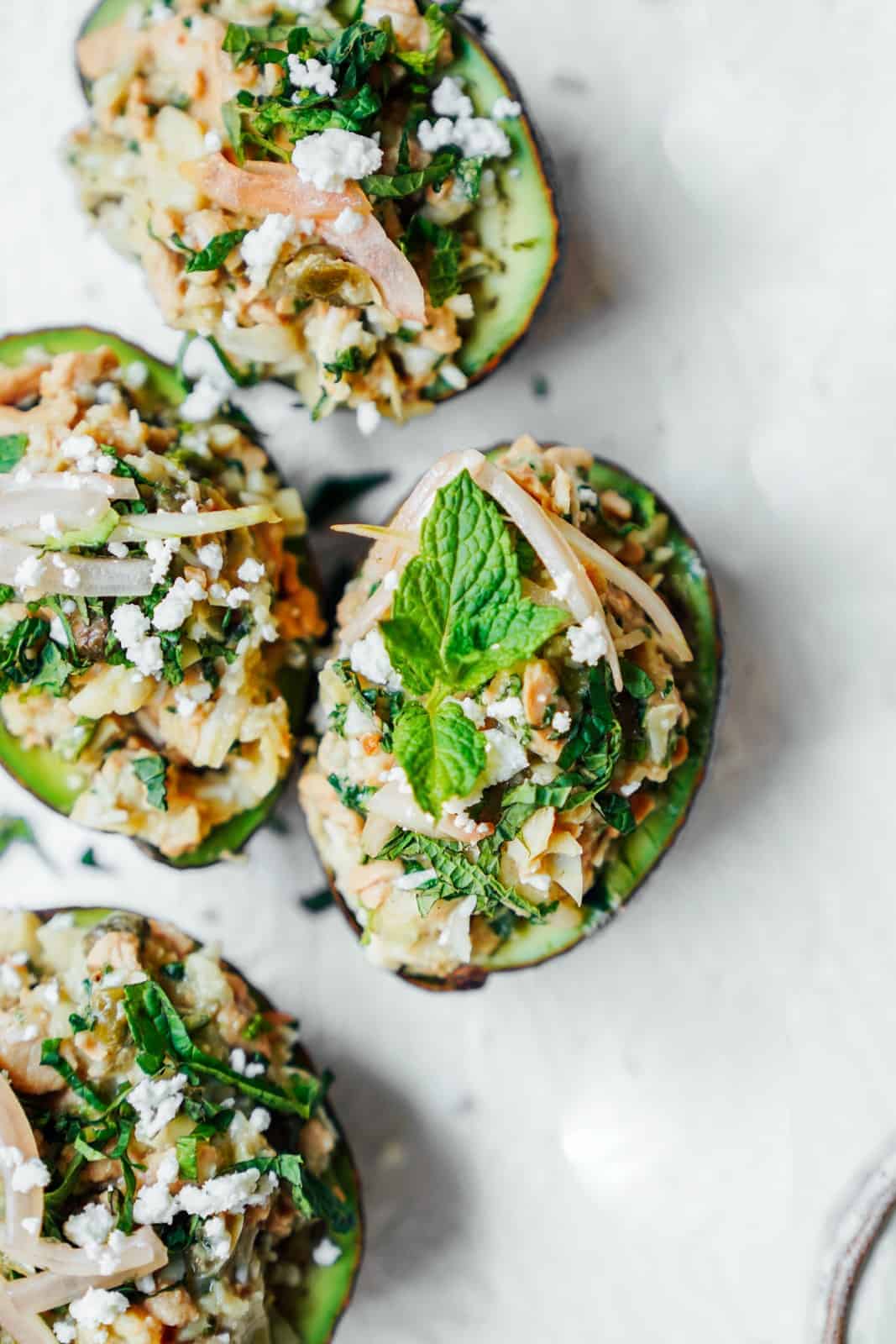 Quick Easy Vegan Tuna Salad Stuffed Avocados,Turtle Shell Pattern