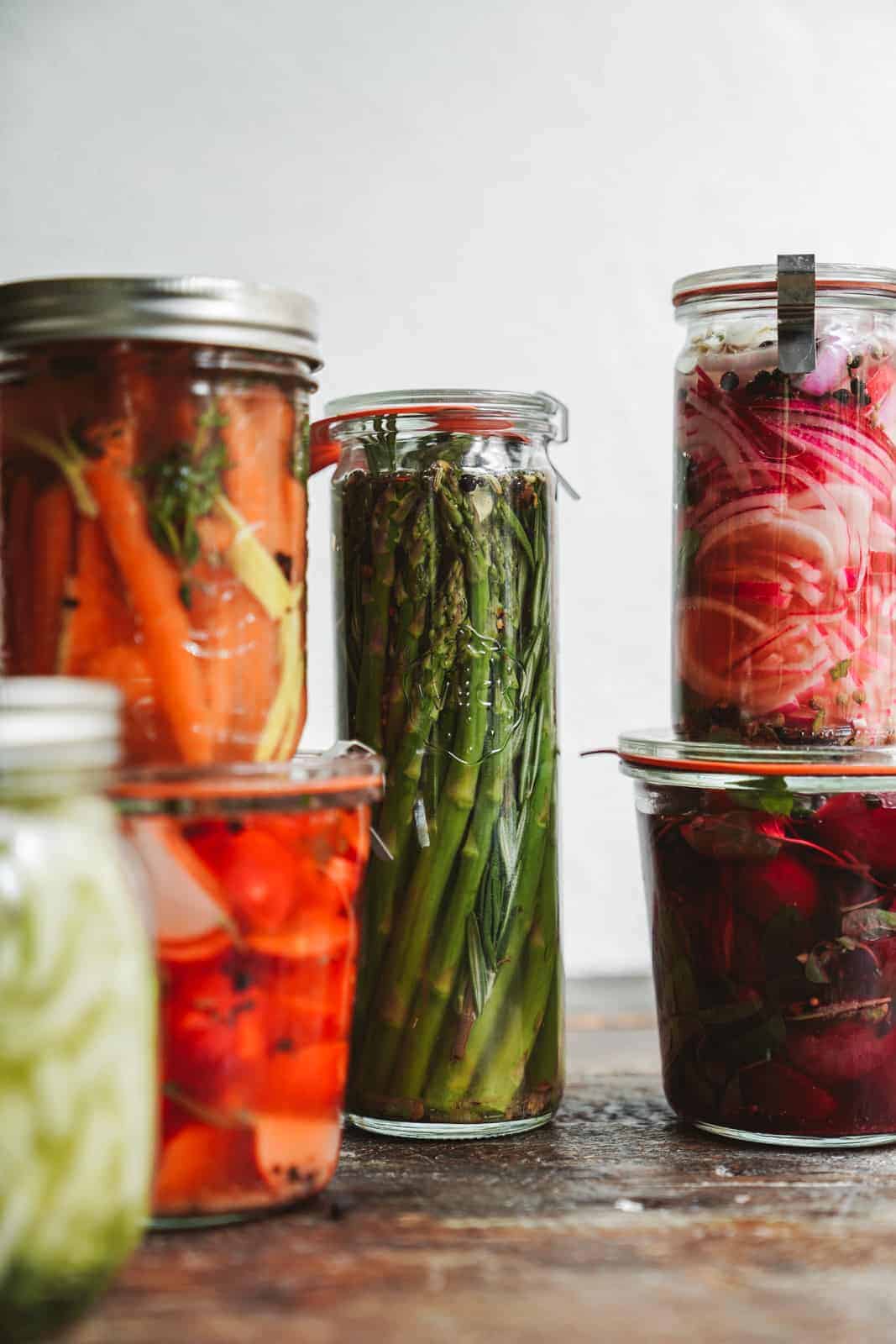How to pickle vegetables quickly & easily.