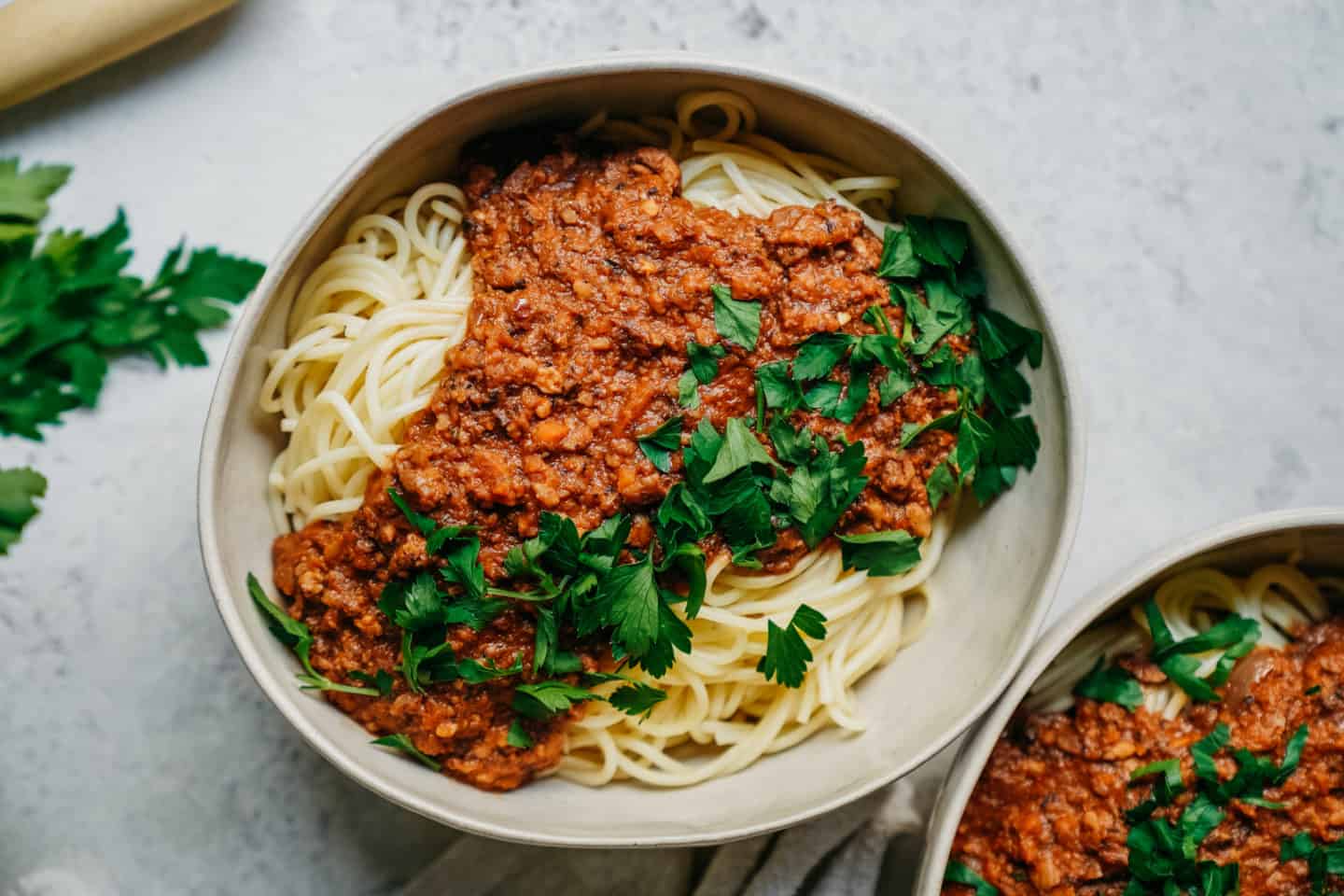 Vegan Spaghetti With Meat Sauce Foodbymaria