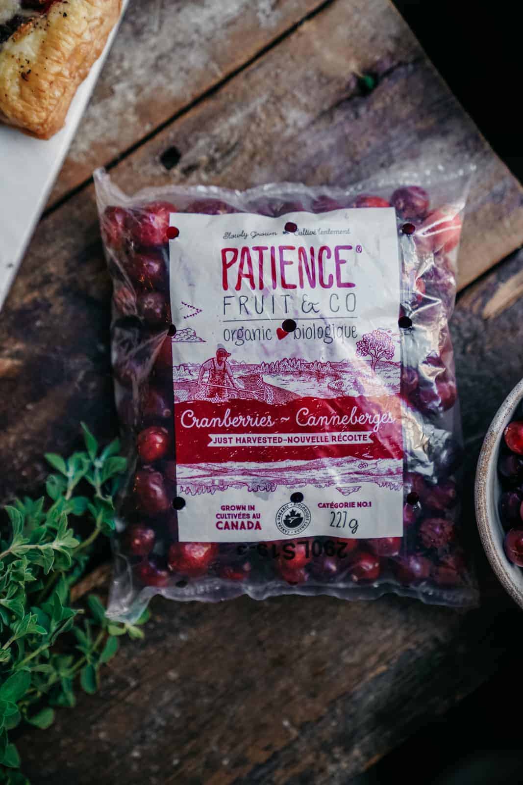 fresh vegan cranberries from Patience Fruit & Co.