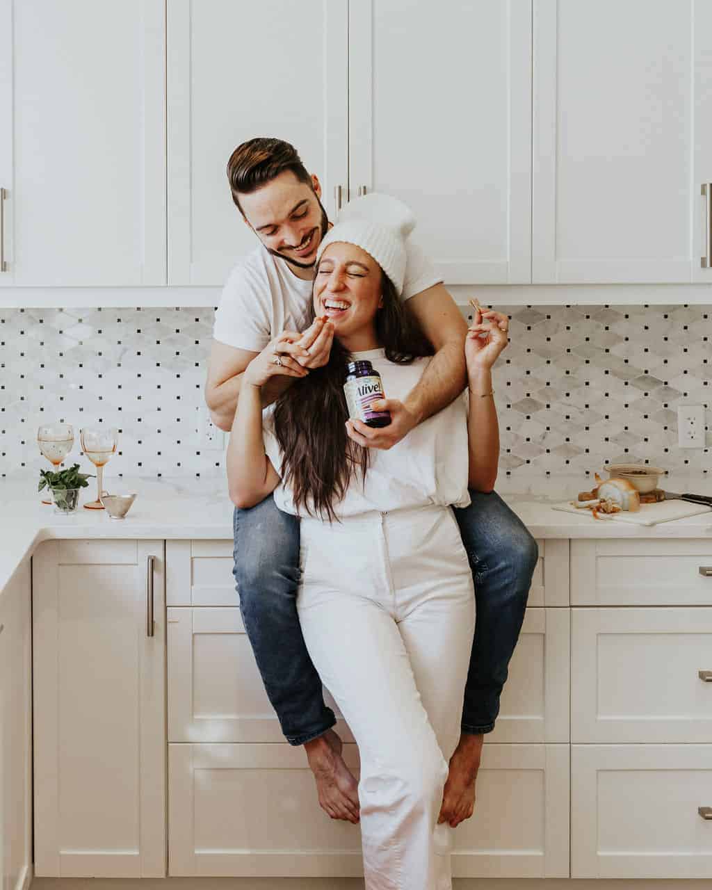 Kale Pesto Pasta for Date Night