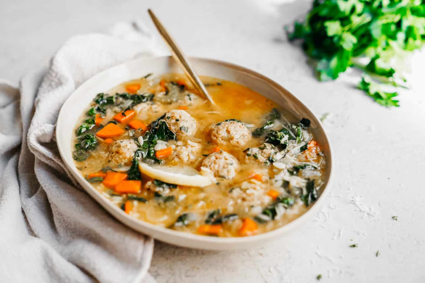 Vegan Italian Wedding Soup