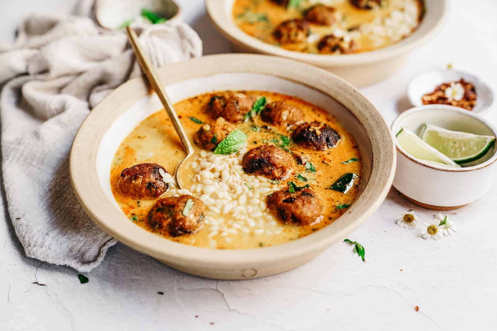 Coconut Curry Meatballs