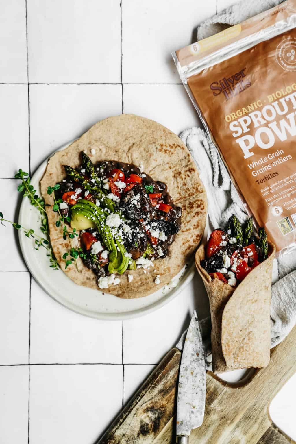 Grilled Vegetable Wrap FoodByMaria