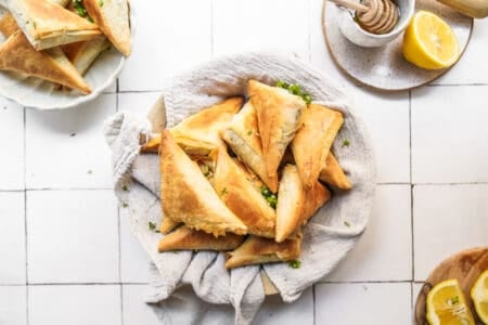 Greek Tiropita Recipe (Mini Cheese Pies)
