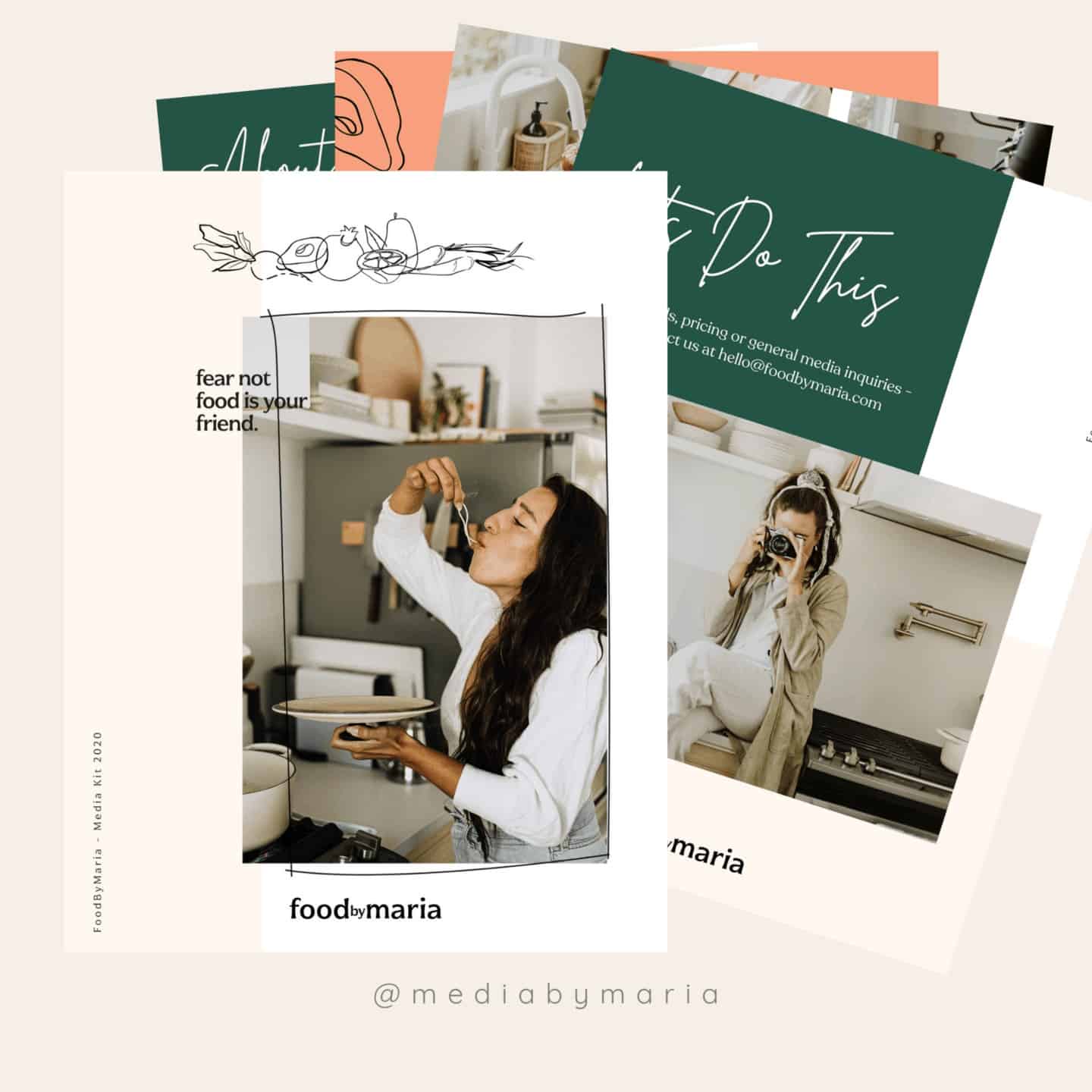 Samples of FoodByMaria's work 