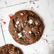Vegan Peppermint Chocolate Cookies