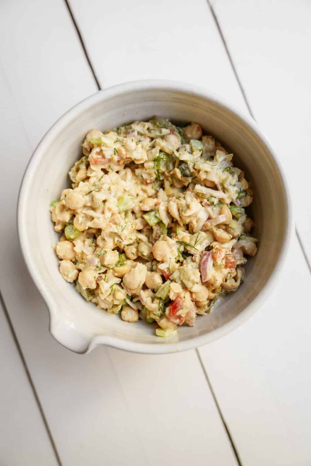 Mashed Chickpea Salad FoodByMaria Recipes