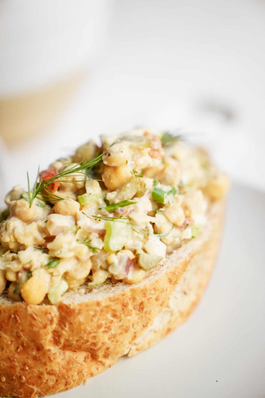 Mashed Chickpea Salad FoodByMaria Recipes