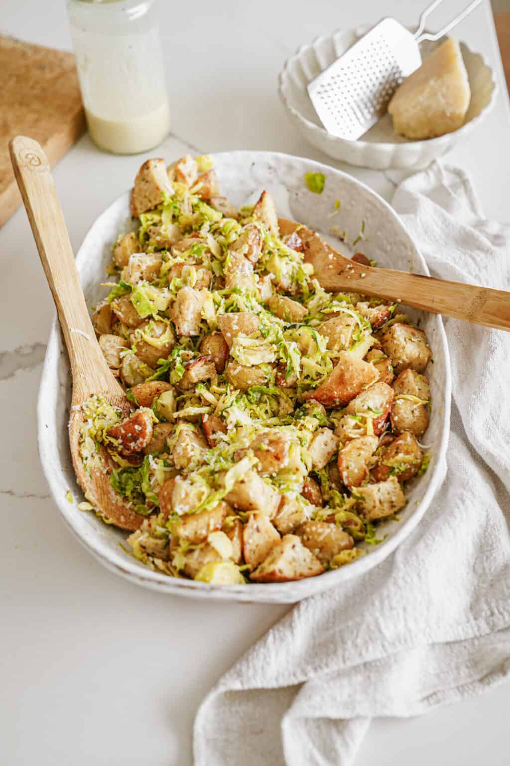 Brussel Sprout Caesar Salad