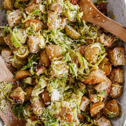 Brussel Sprout Caesar Salad