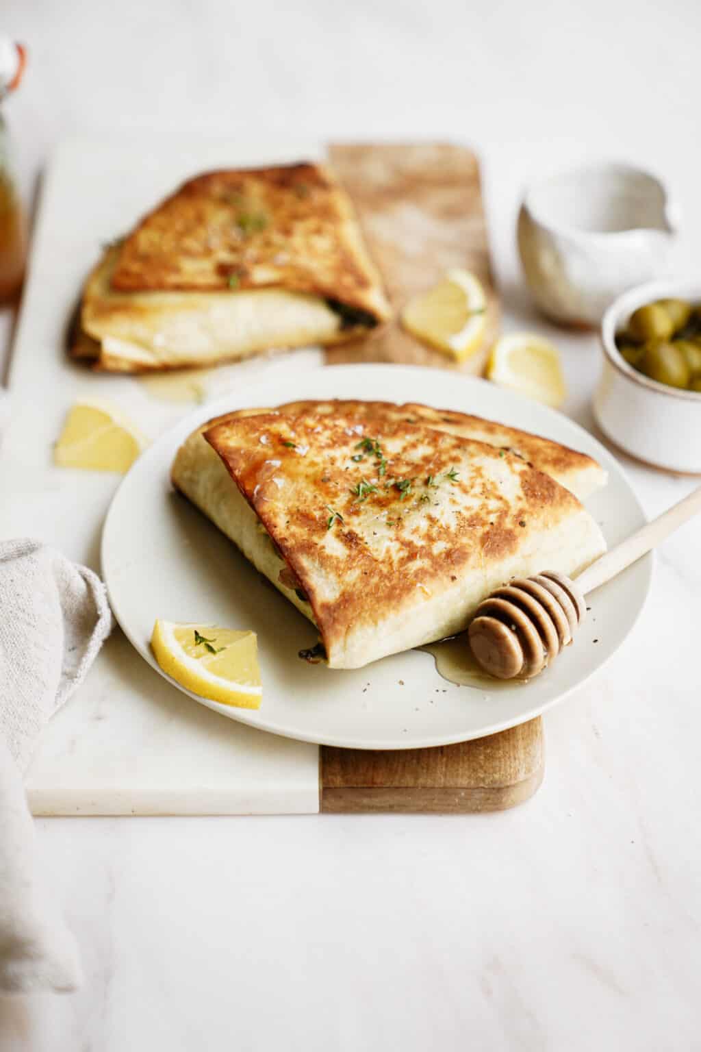 Feta Spinach Wrap (Crunchy)