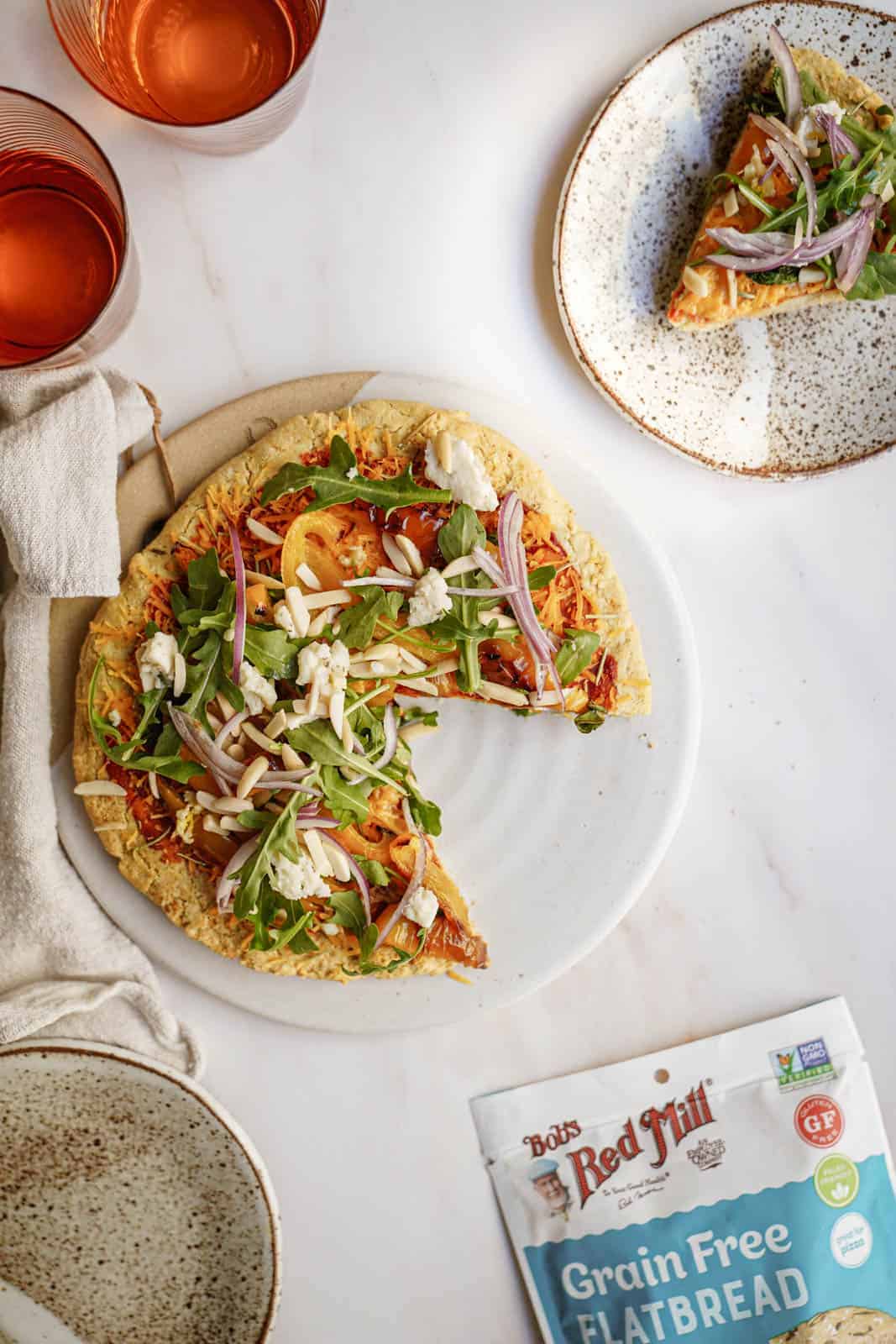 The Best Gluten-Free Vegan Pizza Crust Recipe on countertop