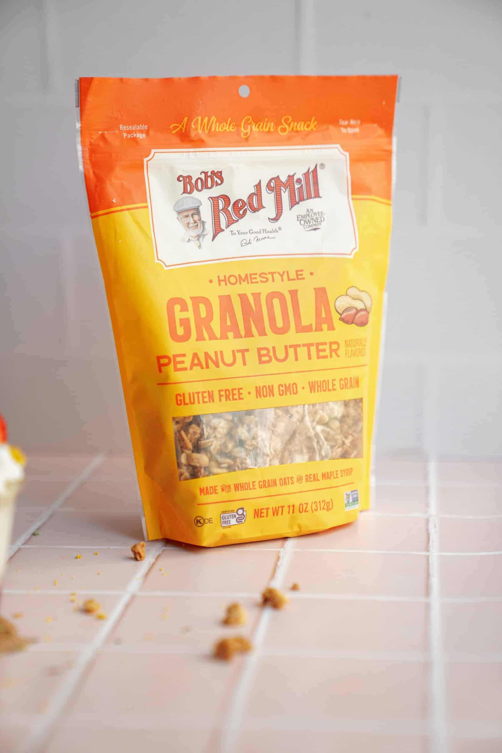 Bag of granola for Yogurt Parfaits