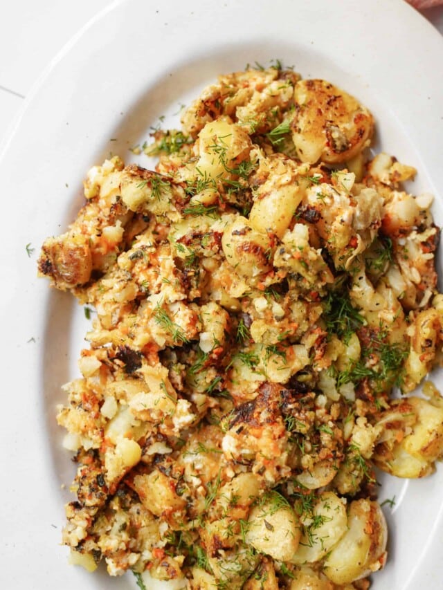 Loaded Smashed Potatoes