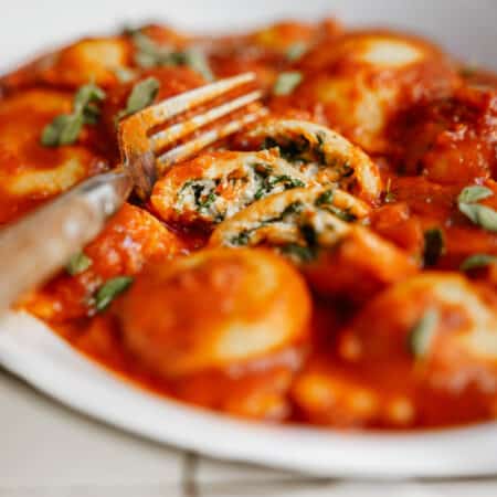 Spinach and Ricotta Ravioli