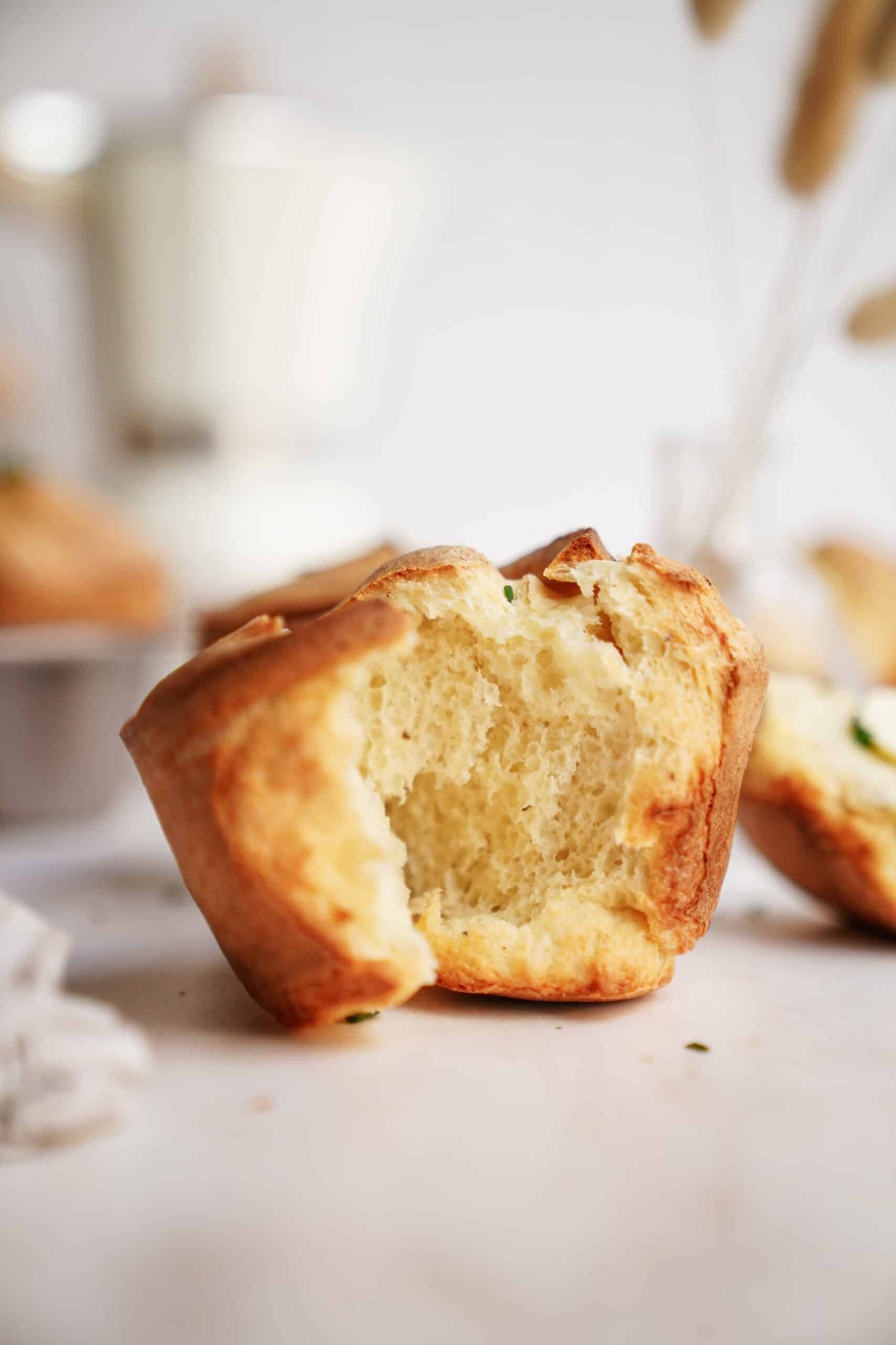 Popover on counter with bite out of it