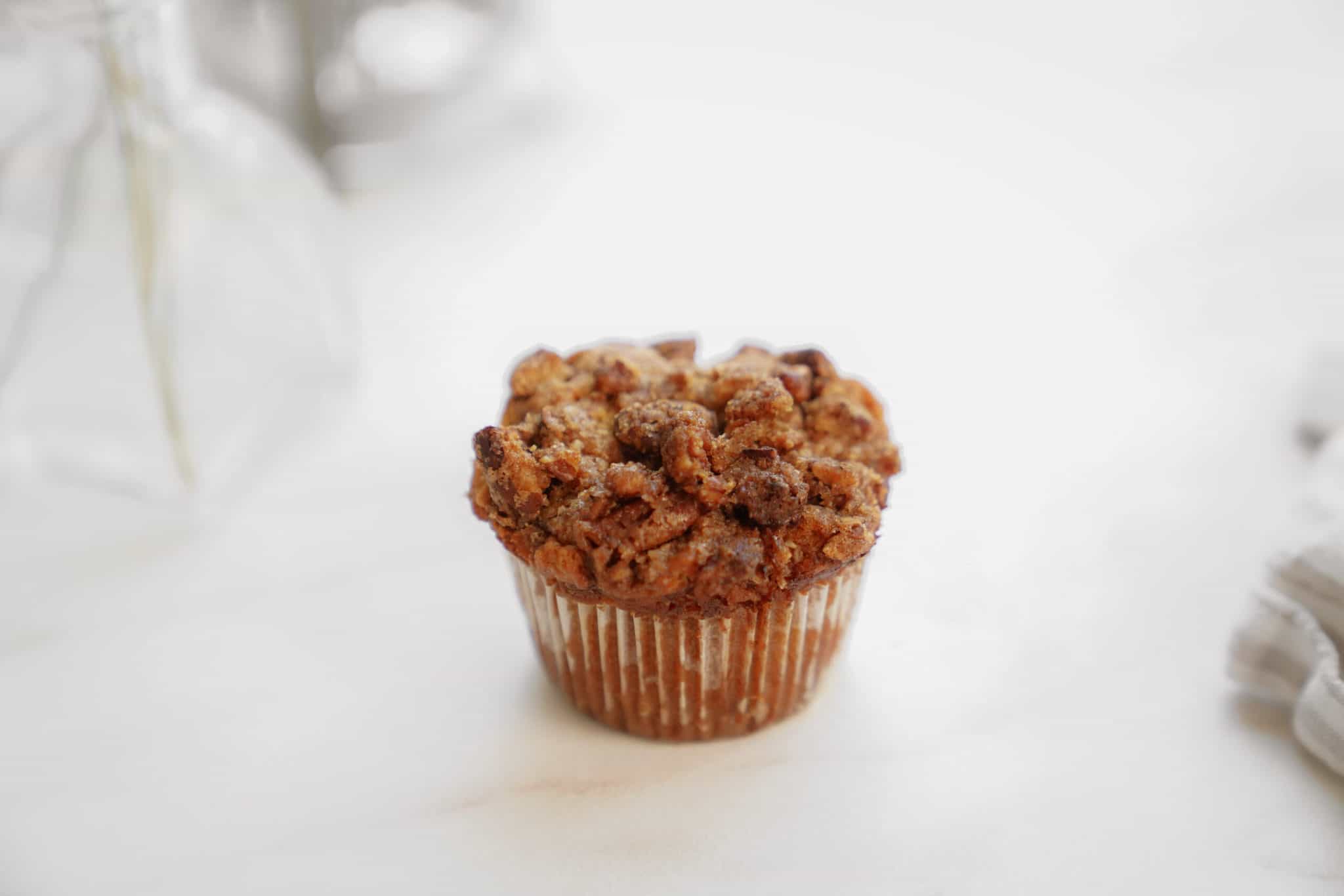 Sweet potato muffin on countertop