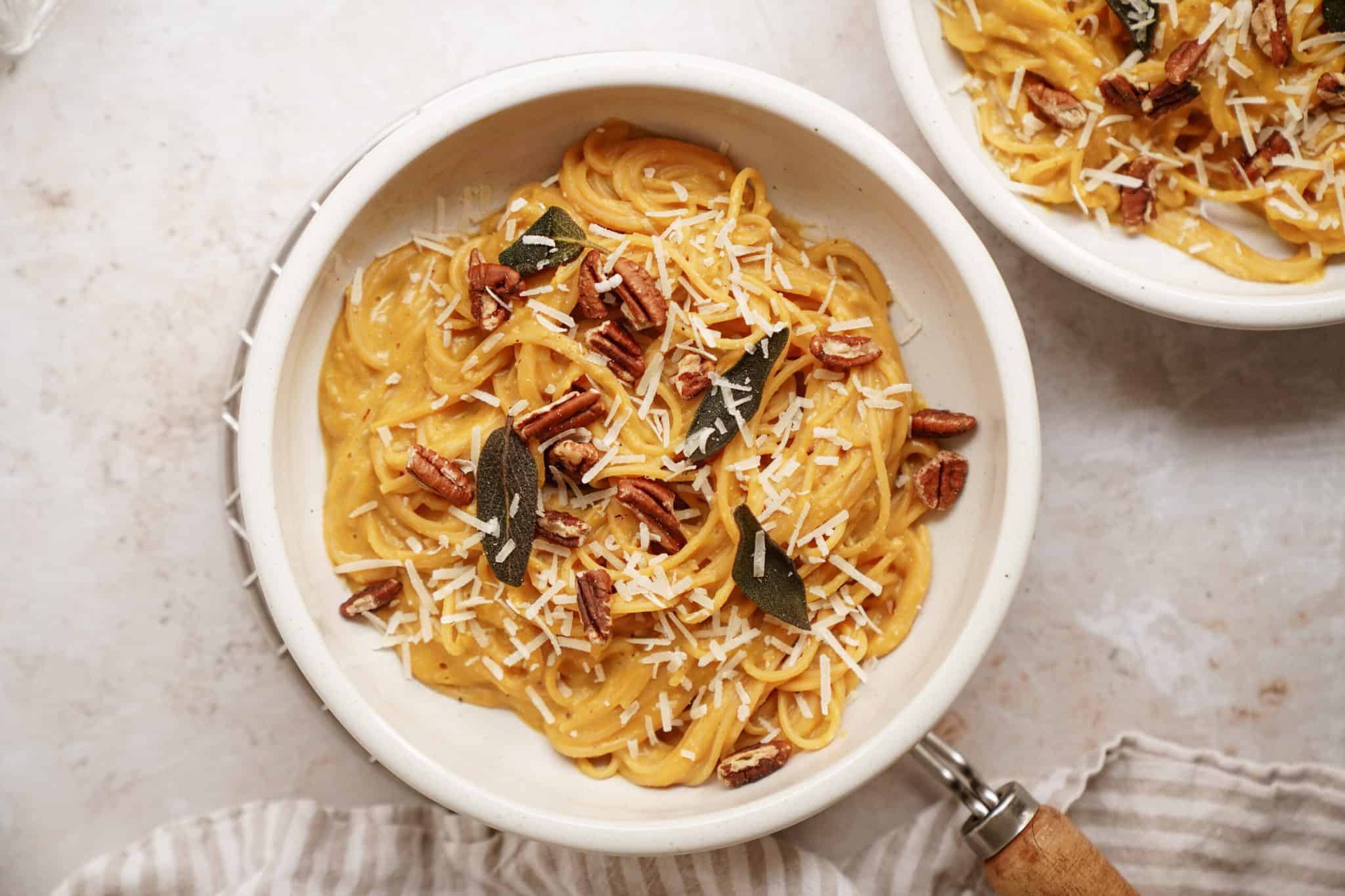  Butternut Squash Pasta in a bowl