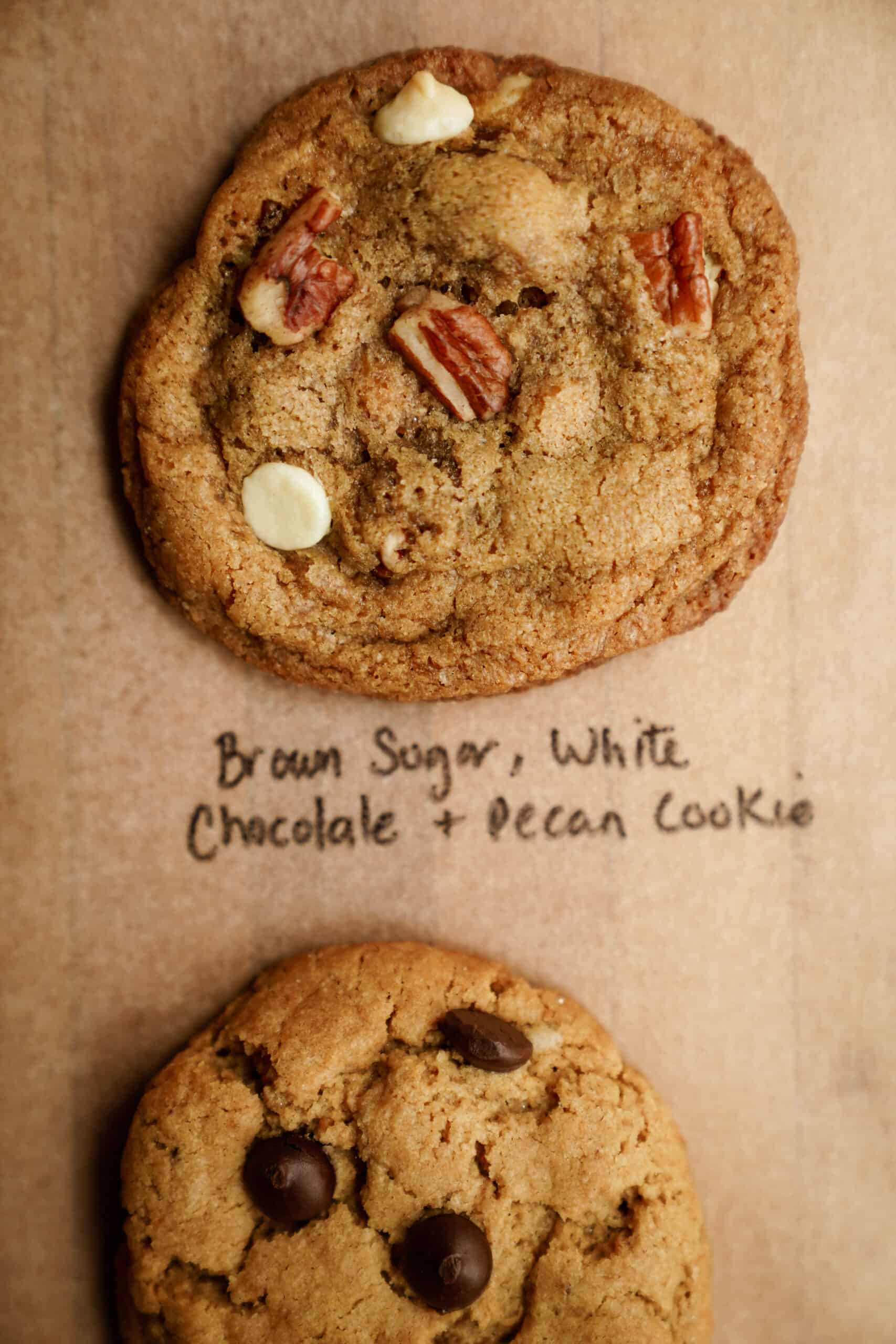 Brown sugar, white chocolate & pecan cookie dough recipe