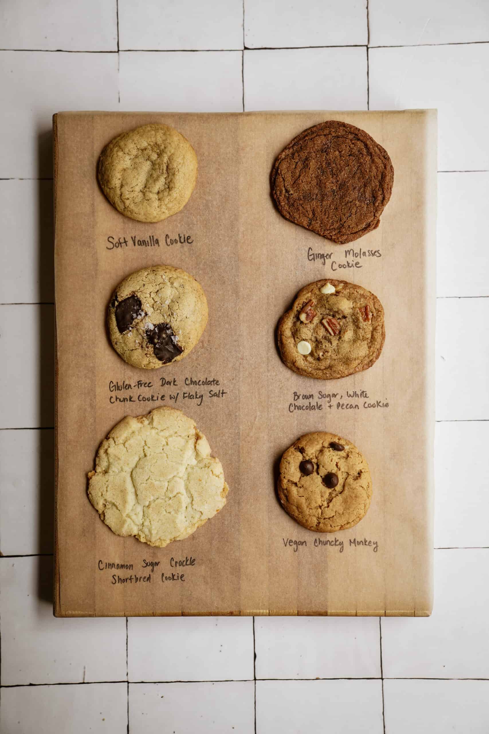 one cookie dough recipe 6 ways - an easy recipe to use as a base for christmas cookies