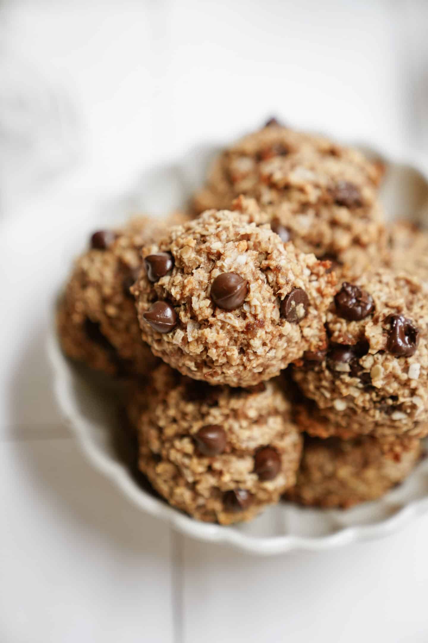 Bowl of breakfast muffin recipe on counter