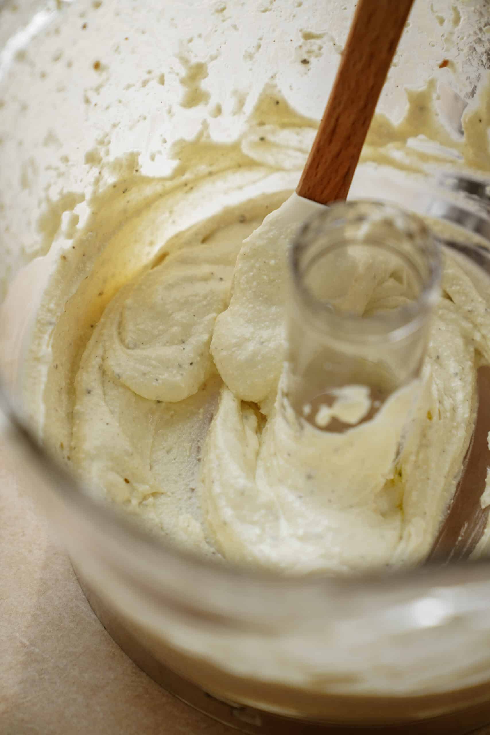 Whipped feta in food processor