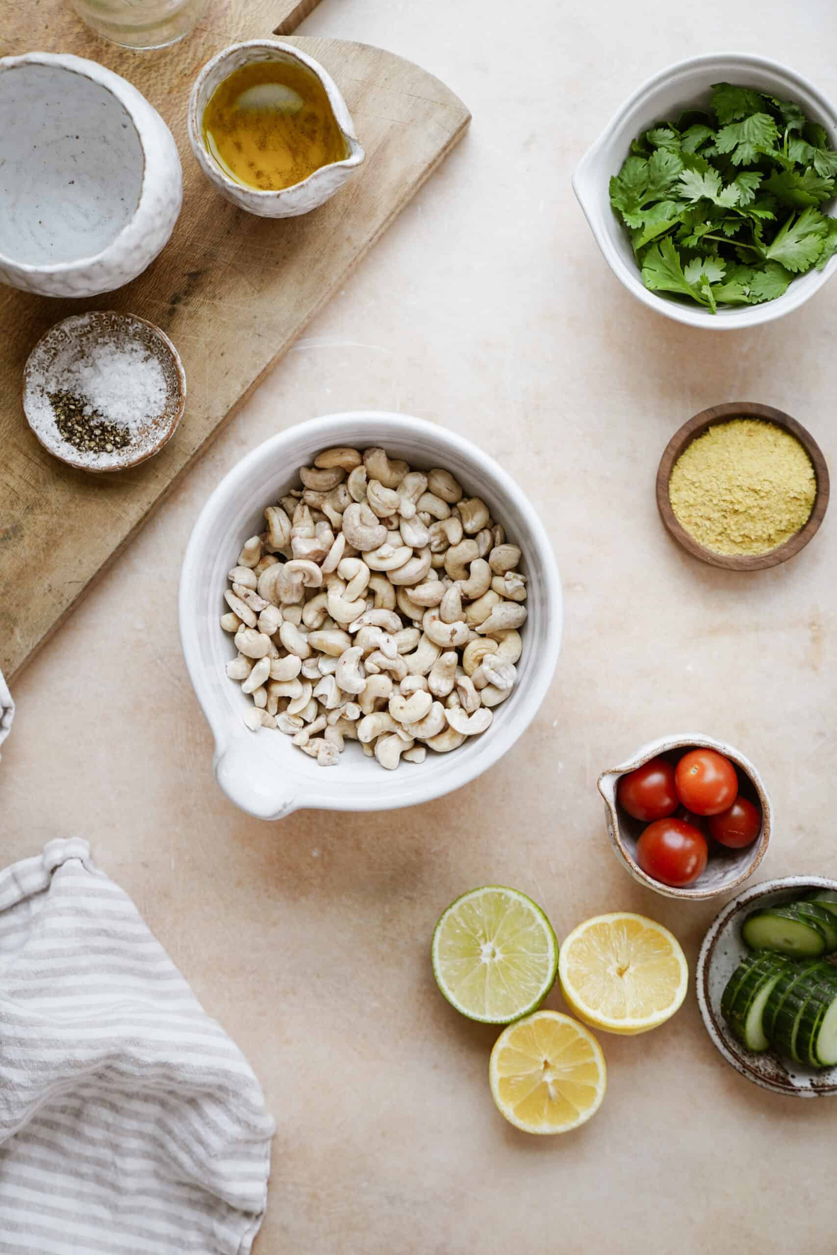 ingredients on counter